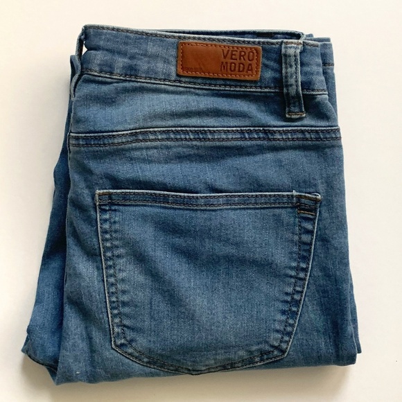Vero Moda | Style: Wonder NW Jegging Jeans | Vintage Blue | Size 6 US - Picture 5 of 12